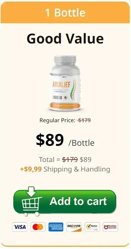 Buy 1 bottle of Arialief – starter plan